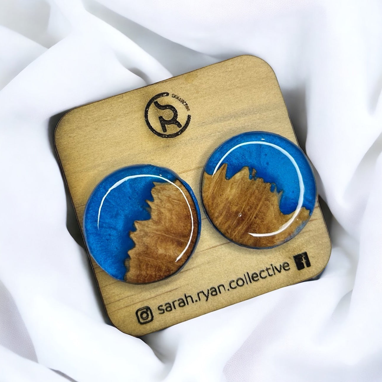 Reswood Mega Circle Studs 25mm