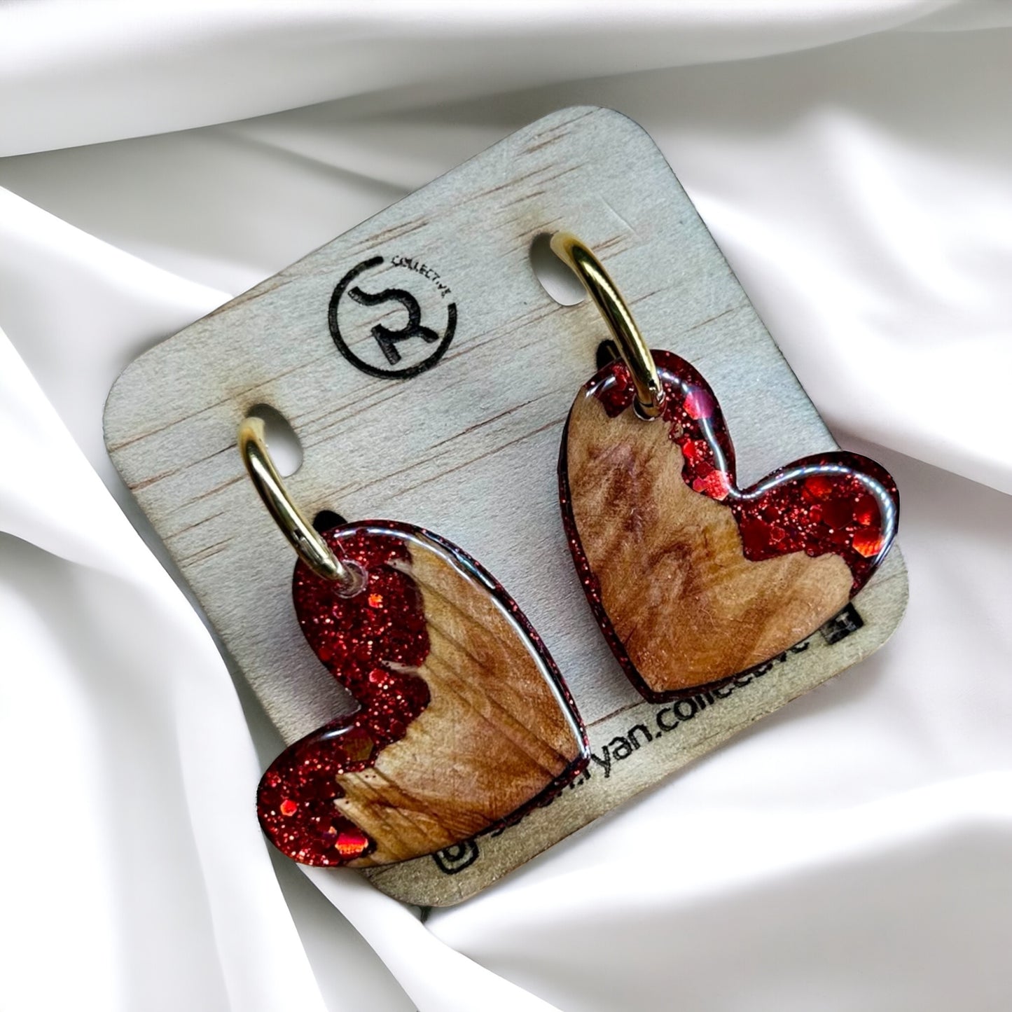 Reswood Statement Heart Huggies