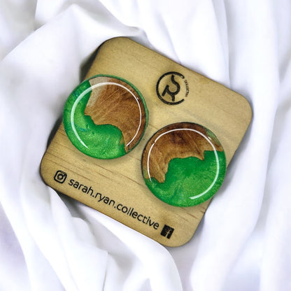 Reswood Mega Circle Studs 25mm