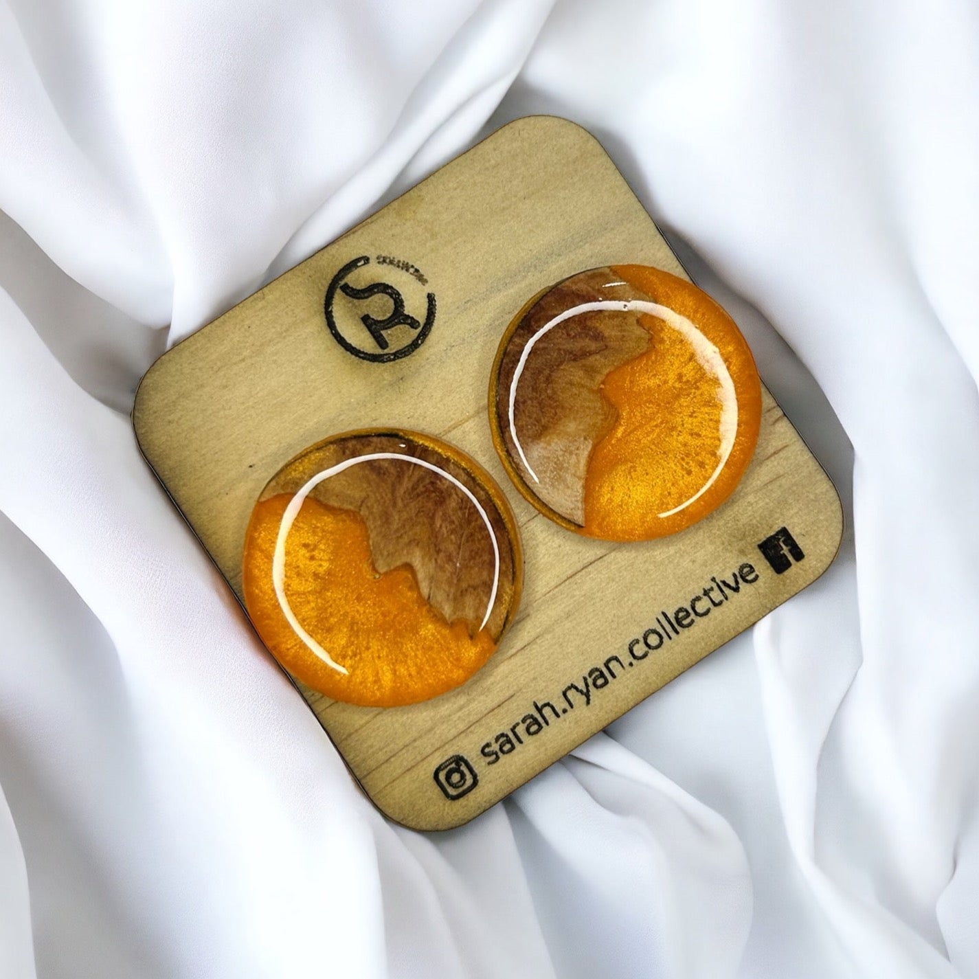 Reswood Mega Circle Studs 25mm
