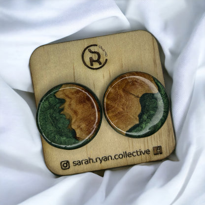 Reswood Mega Circle Studs 25mm