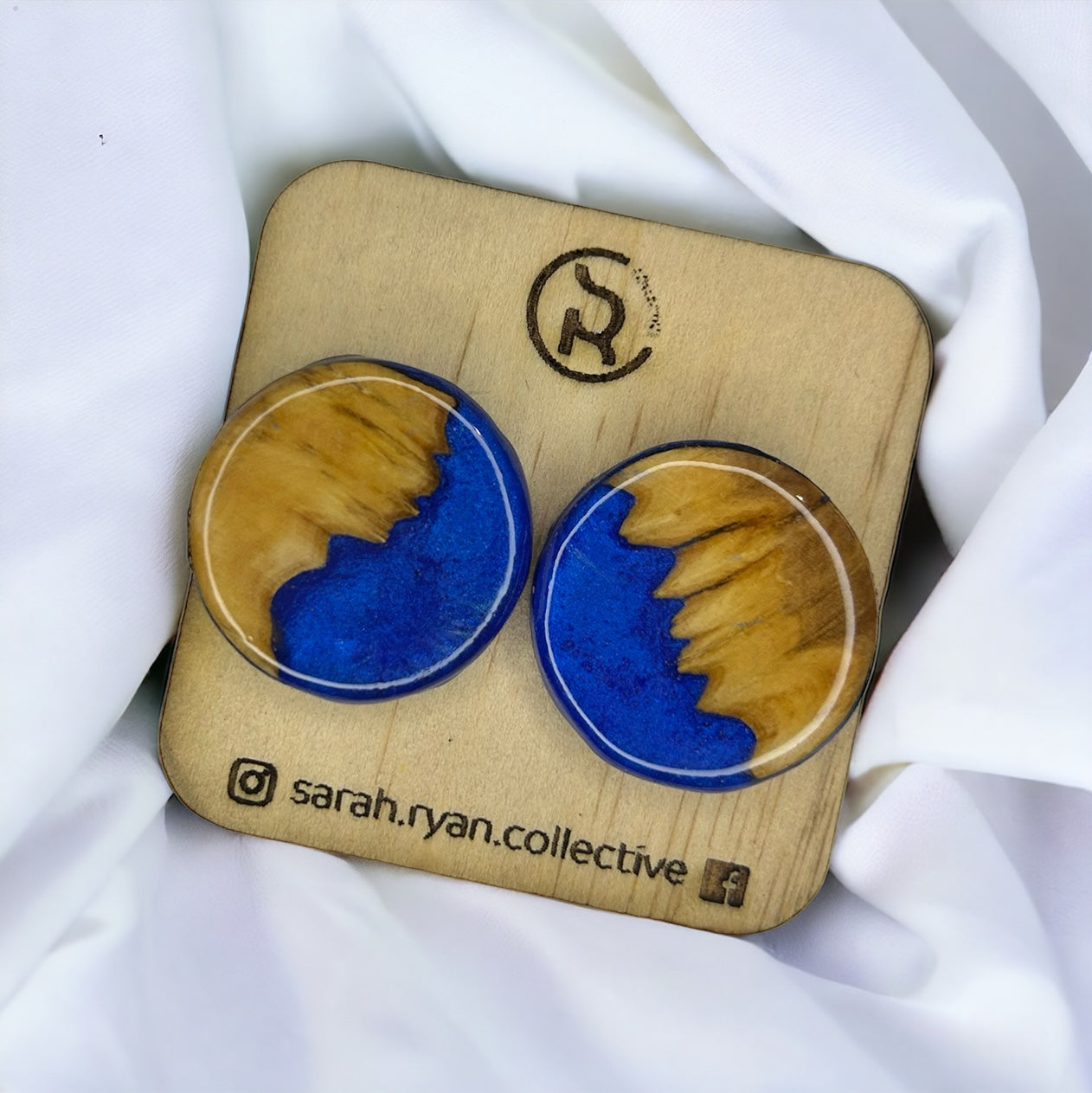 Reswood Mega Circle Studs 25mm