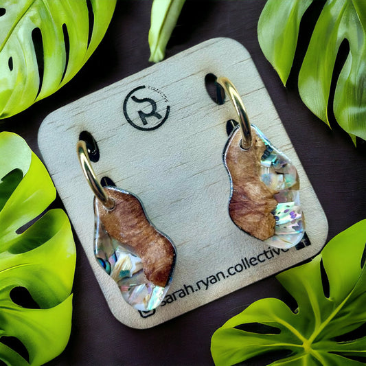 Reswood x Abalone Shell Puddle Huggies